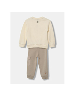 Ensemble sweat et jogging bart simpson beige bébé - Adidas