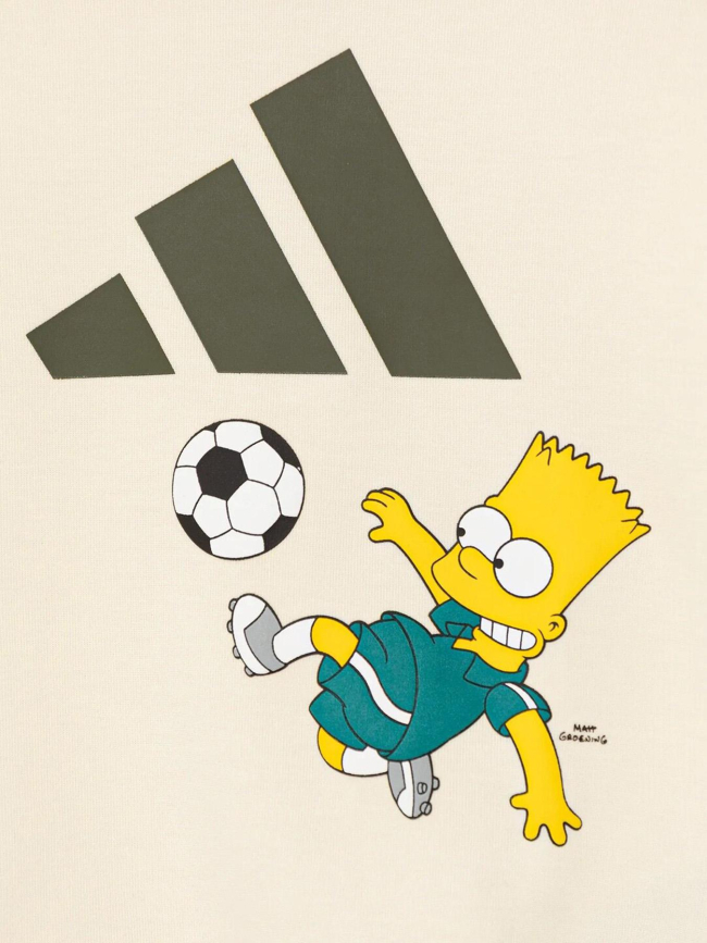 Ensemble sweat et jogging bart simpson beige bébé - Adidas