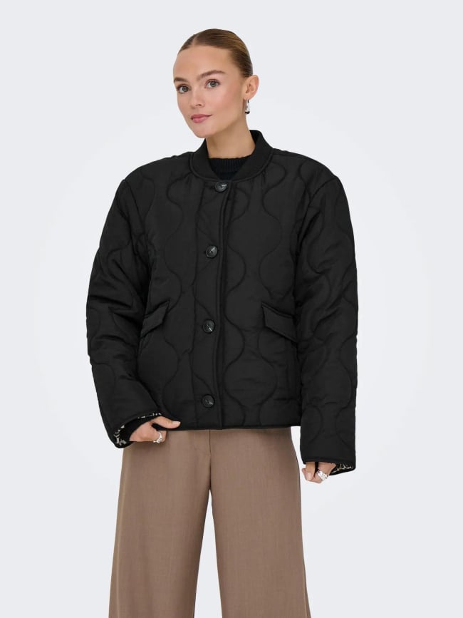 Veste matelassée salsa leo noir femme - Only