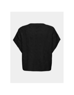 Pull col v sans manche melody noir femme - Only