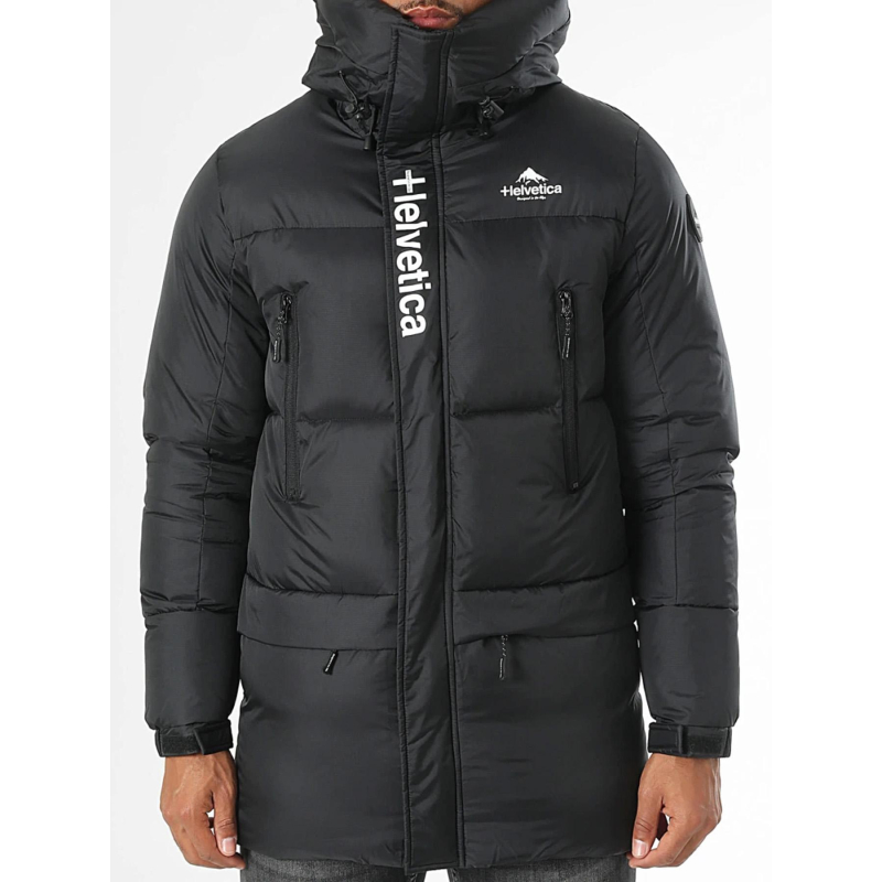 Doudoune villar noir homme - Helvetica