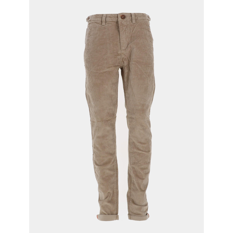 Pantalon velours côtelé january beige homme - Benson & Cherry