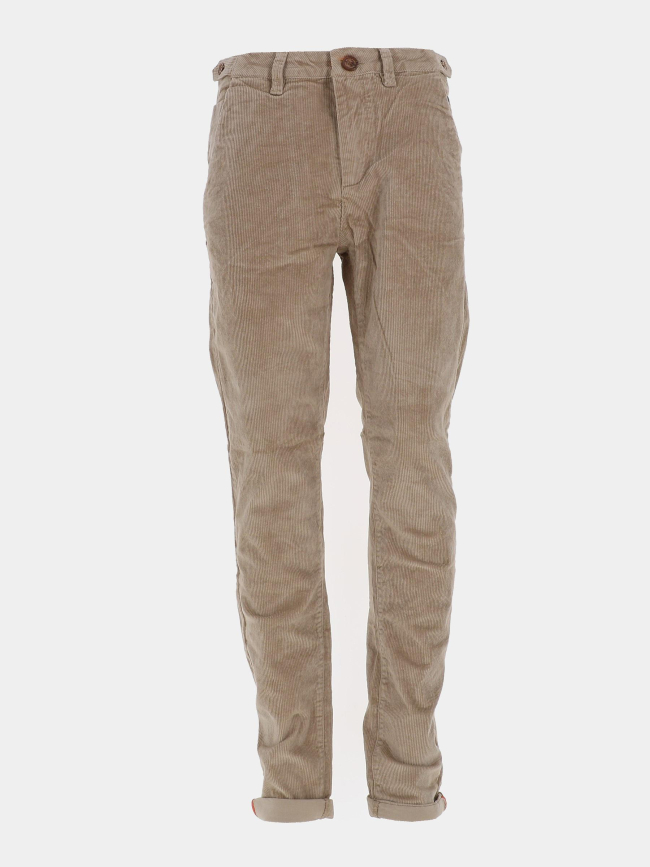 Pantalon velours côtelé january beige homme - Benson & Cherry