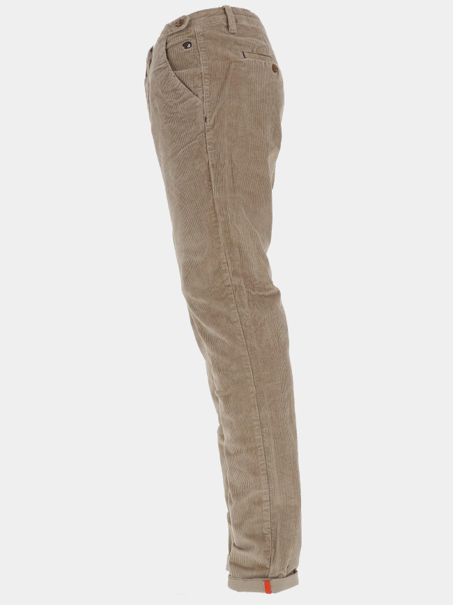 Pantalon velours côtelé january beige homme - Benson & Cherry