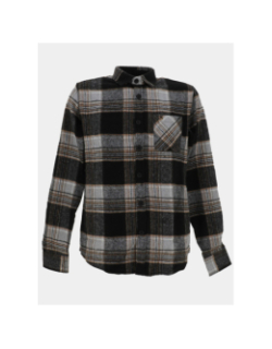 Chemise à carreaux lasquare noir homme - Benson & Cherry