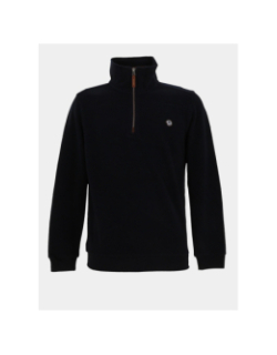 Sweat col zippé mojito bleu marine homme - Benson & Cherry