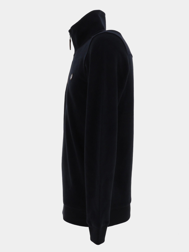 Sweat col zippé mojito bleu marine homme - Benson & Cherry