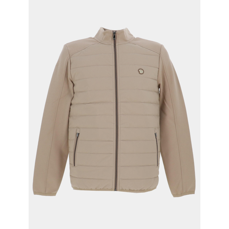 Veste bi-matière sages beige homme - Benson & Cherry