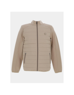 Veste bi-matière sages beige homme - Benson & Cherry