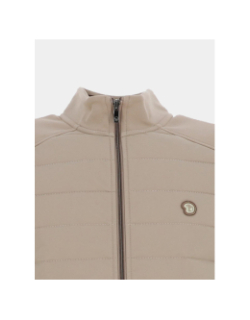 Veste bi-matière sages beige homme - Benson & Cherry