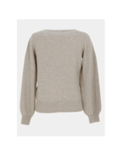 Pull pailleté rue beige femme - Jdy