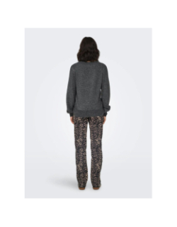 Pull pailleté rue gris femme - Jdy