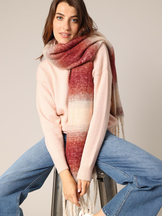 Echarpe elsana bordeaux femme - Deeluxe