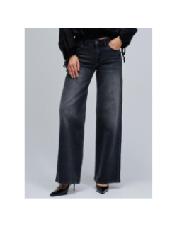 Jean large taille basse gris femme - Salsa