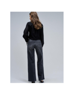 Jean large taille basse gris femme - Salsa