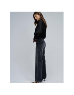 Jean large taille basse gris femme - Salsa