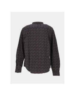 Chemise popeline all over bleu marine homme - Rms 26