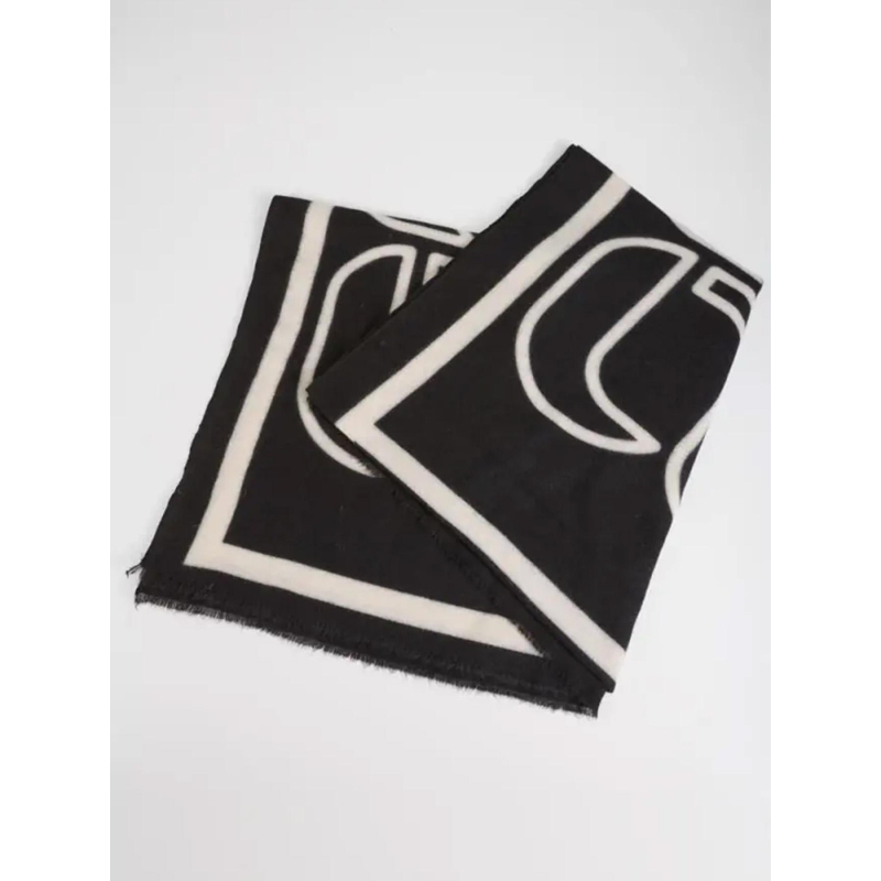 Echarpe luce noir femme - Le Temps Des Cerises