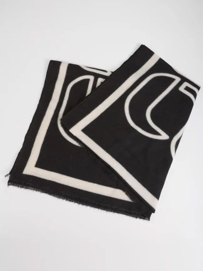 Echarpe luce noir femme - Le Temps Des Cerises