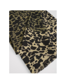 Echarpe léopard marta noir femme - Le Temps Des Cerises