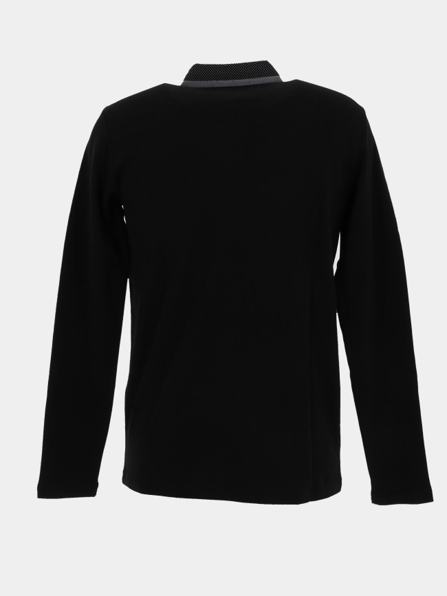 Polo manches longues gabana noir homme - Benson & Cherry
