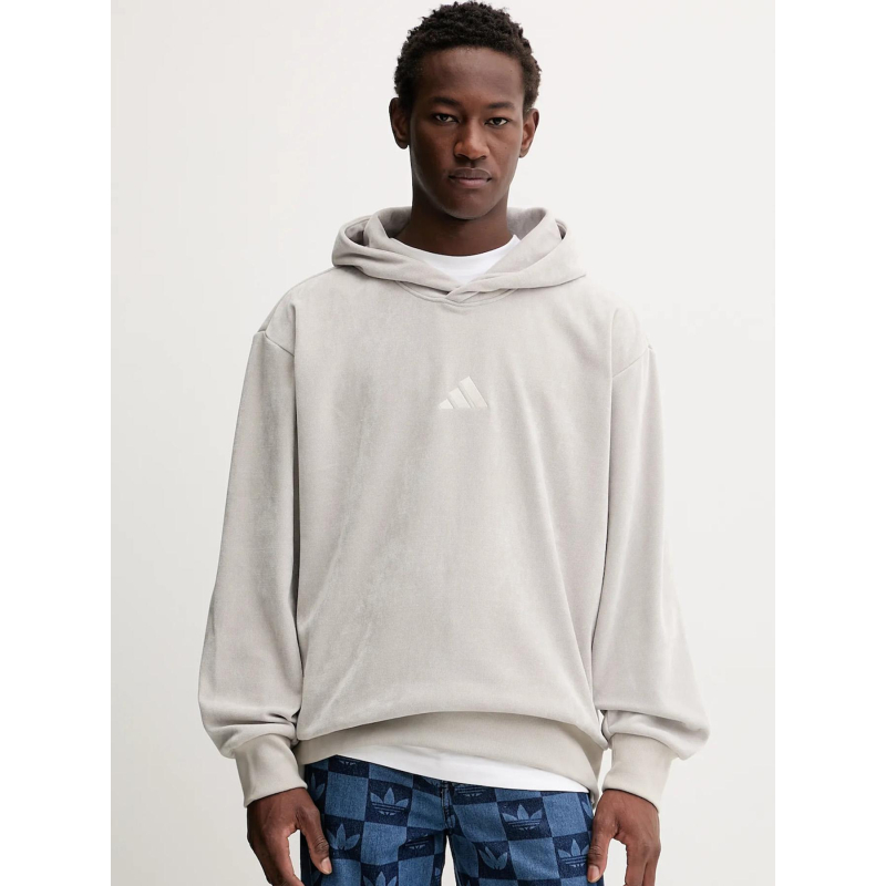 Sweat à capuche m a szn l hd gris homme - Adidas