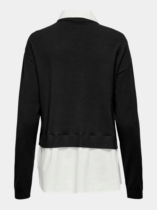 Pull payson mix noir blanc femme - Only