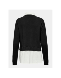 Pull payson mix noir blanc femme - Only