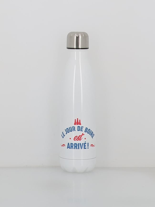 Gourde isotherme le jour de boire 500ml blanc - Stc