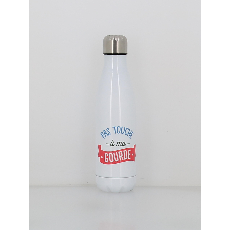 Gourde isotherme pas touche à ma gourde 500ml blanc - Stc