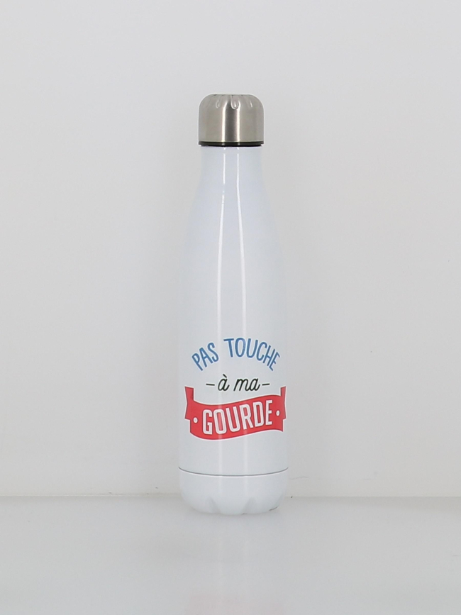 Gourde isotherme pas touche à ma gourde 500ml blanc - Stc