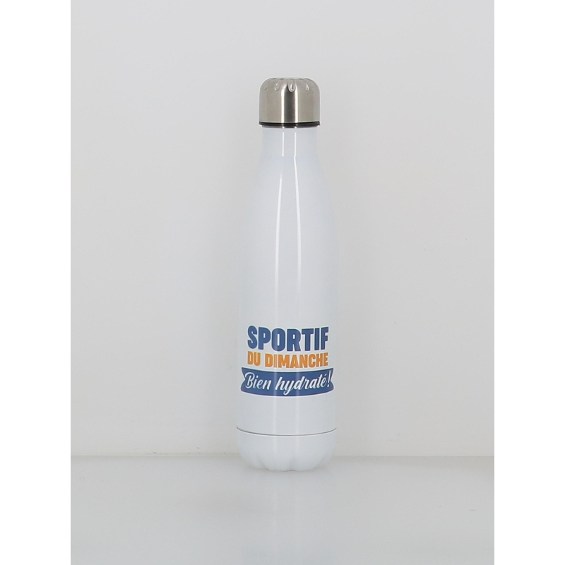 Gourde isotherme sportif du dimanche 500ml blanc - Stc