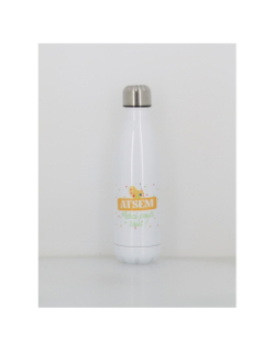 Gourde isotherme atsem merci 500ml blanc - Stc