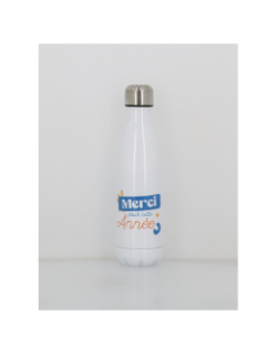 Gourde isotherme merci pour cette année 500ml blanc - Stc