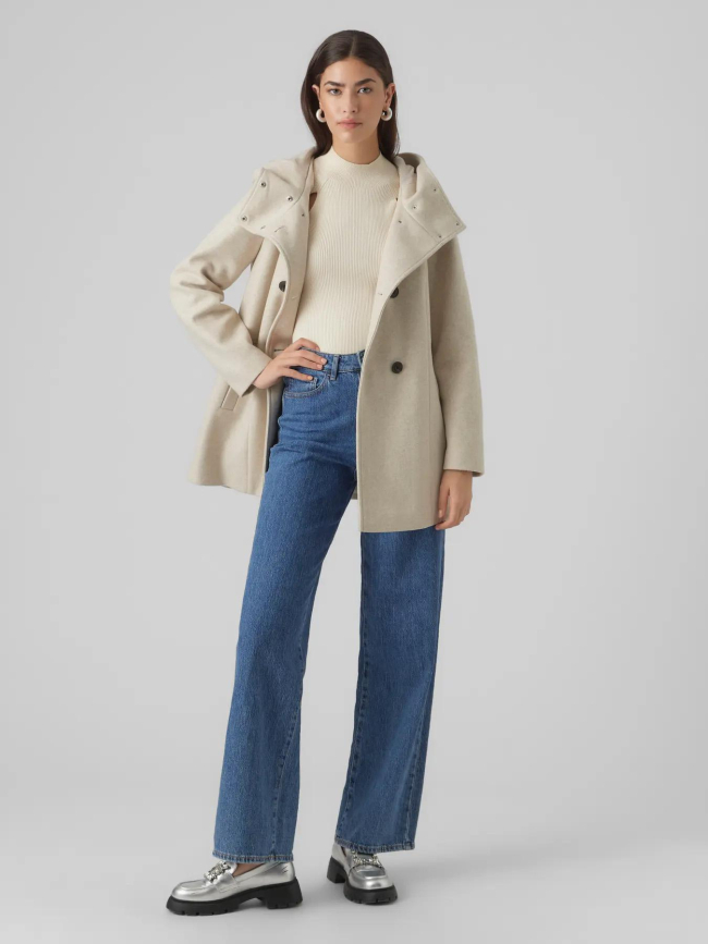 Manteau fortune shila beige femme - Vero Moda