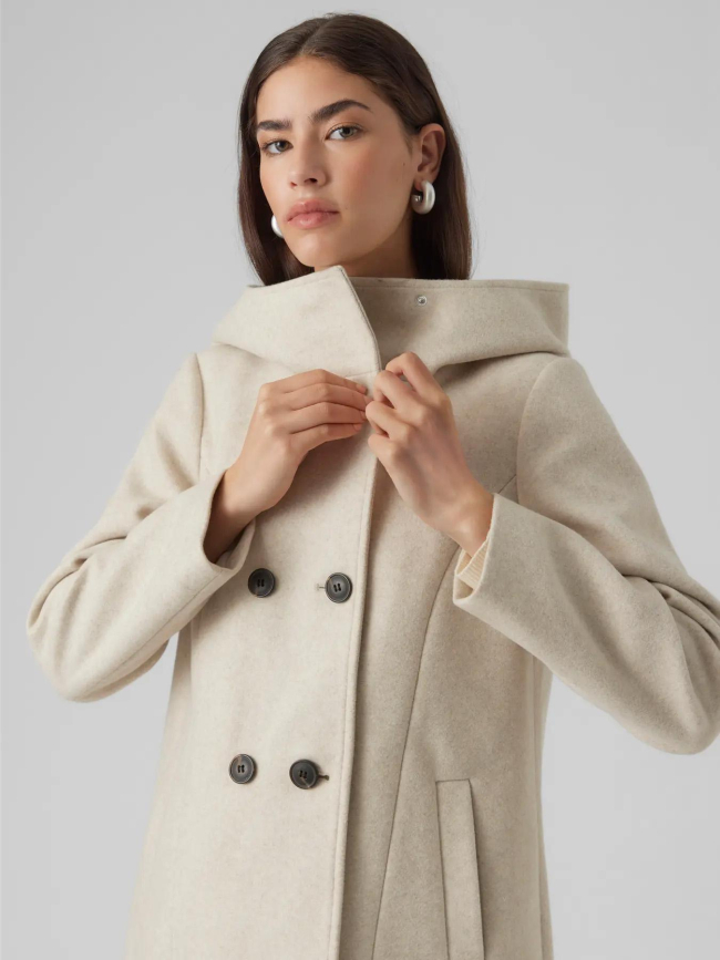 Manteau fortune shila beige femme - Vero Moda