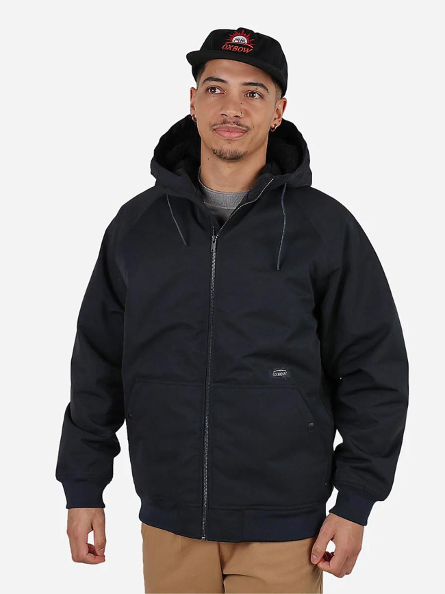 Blouson doublé sherpa joao noir homme - Oxbow