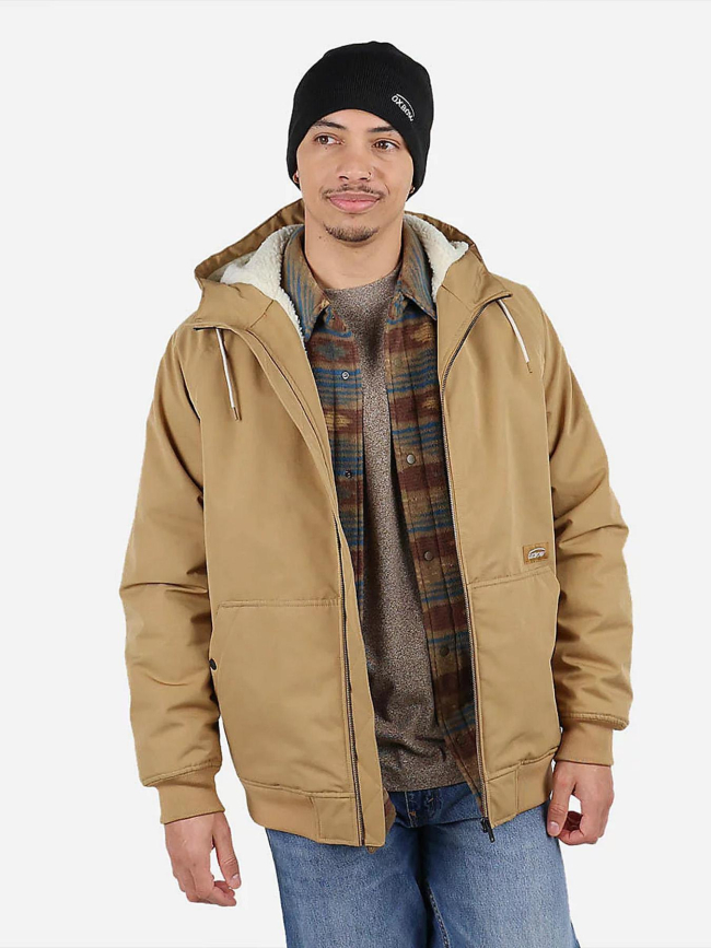 Blouson doublé sherpa joao marron homme - Oxbow