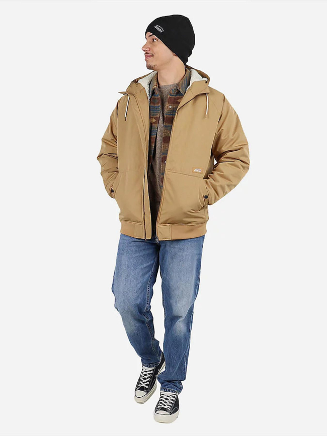 Blouson doublé sherpa joao marron homme - Oxbow