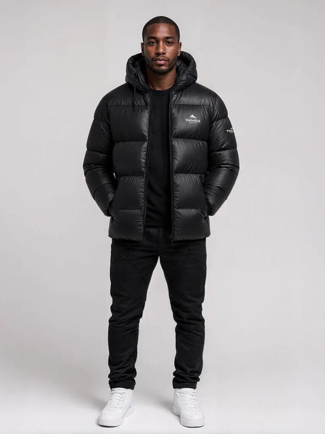 Doudoune frost noir homme - Helvetica