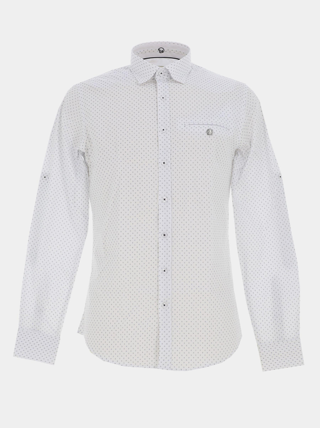 Chemise imprimée lacrosse blanc homme - Benson & Cherry
