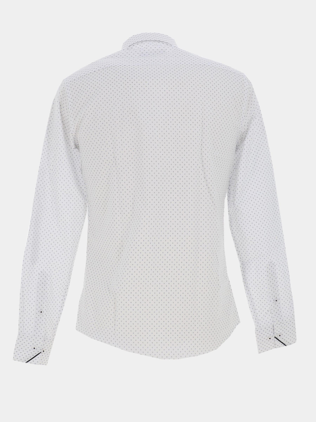 Chemise imprimée lacrosse blanc homme - Benson & Cherry