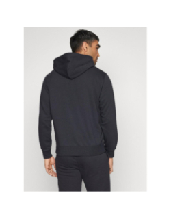 Sweat à capuche zippé uni noir homme - Champion