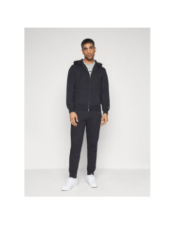 Sweat à capuche zippé uni noir homme - Champion