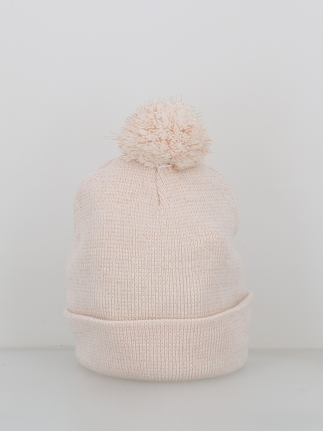 Bonnet pompon pailleté raclette club rose - Stc