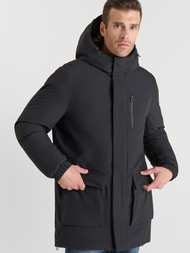 Parka uper noir homme - Le Temps Des Cerises