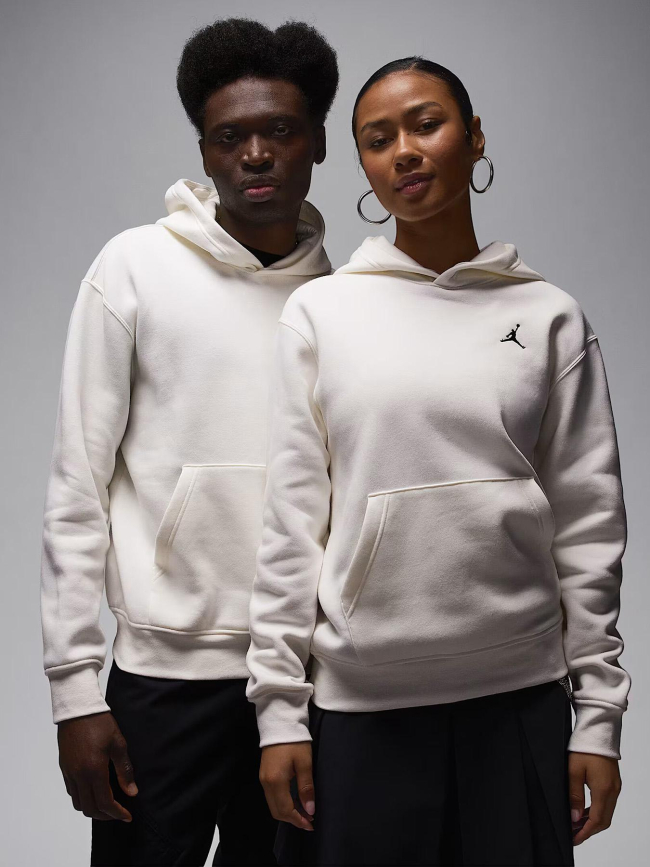 Sweat à capuche jordan brooklyn beige - Nike