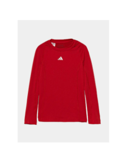 T-shirt de sport à manches longues tf ls rouge enfant - Adidas