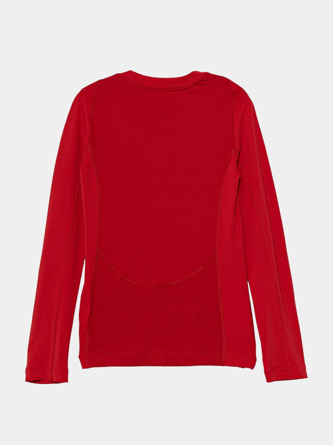 T-shirt de sport à manches longues tf ls rouge enfant - Adidas