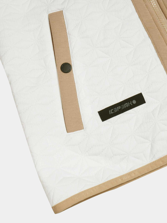 Veste polaire amberg blanc femme - Icepeak